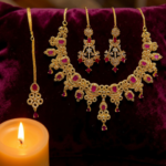 Bridal set with Gold Plated