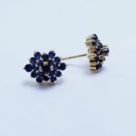Tops with Blue Sapphire Color. (925 Silver)